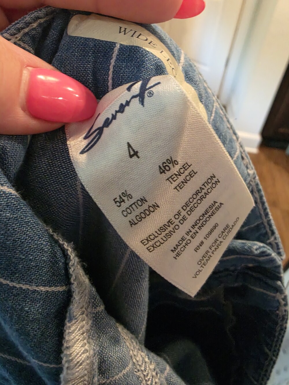 Seven Cropped Wide Leg Pants - Picture 5 of 6